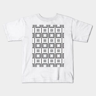 Square Geometric Pattern Kids T-Shirt